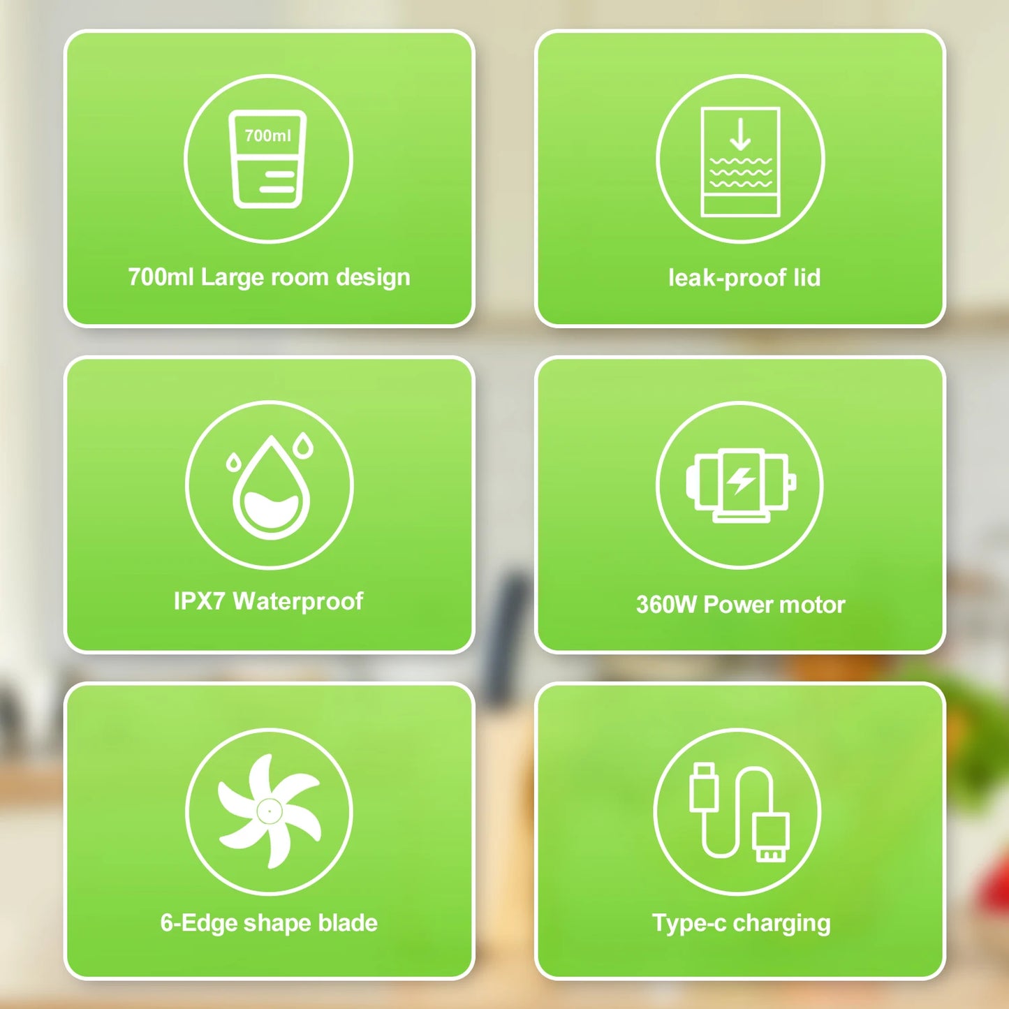 Electric Portable Juicer Fresh Fruit Mixer