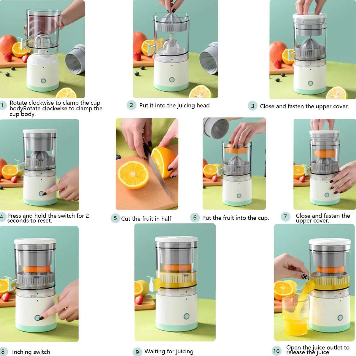 USB Wireless Citrus Juicer