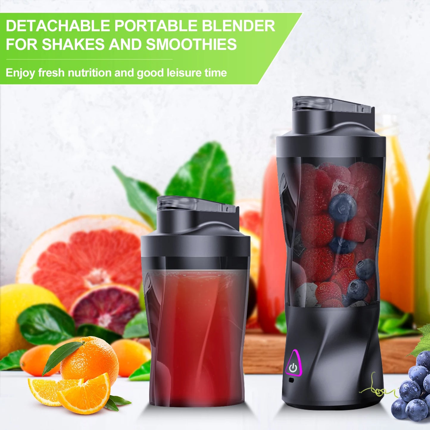 Electric Portable Juicer Fresh Fruit Mixer