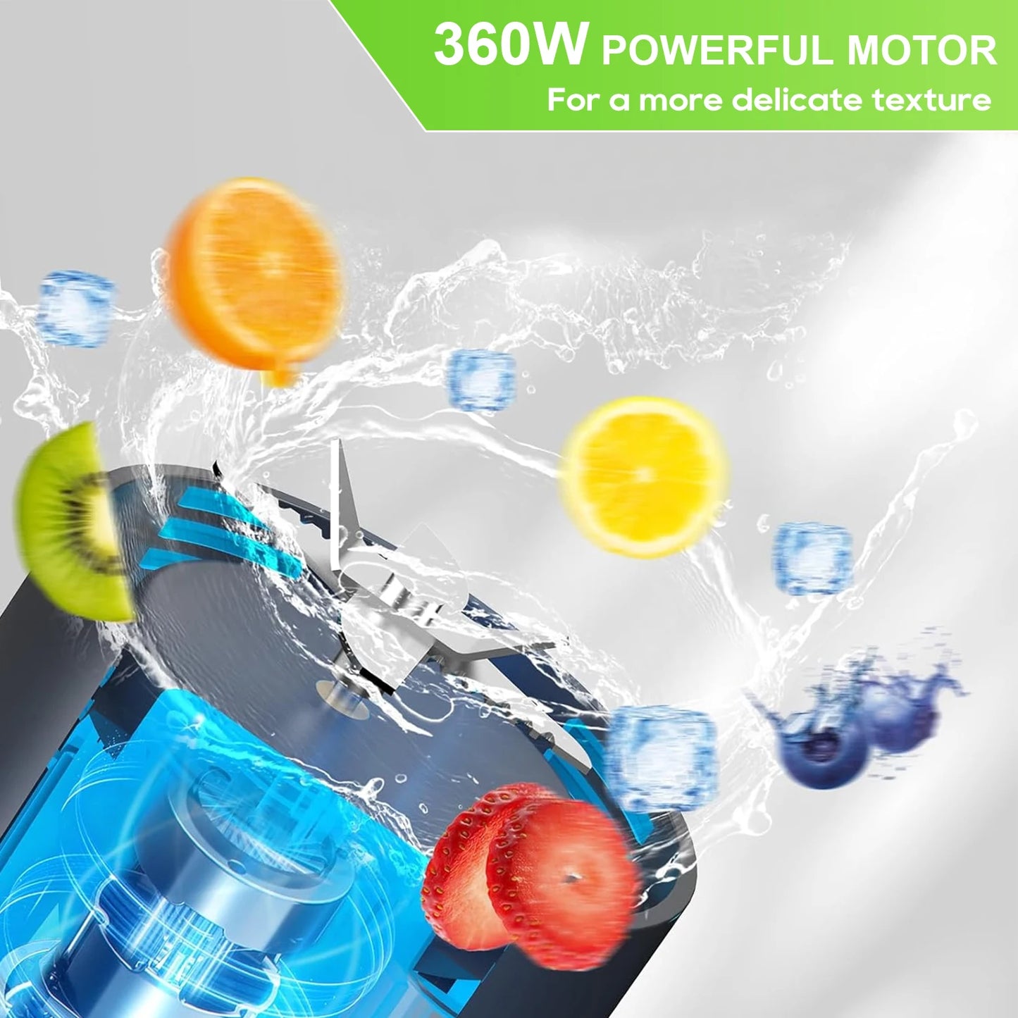 Electric Portable Juicer Fresh Fruit Mixer